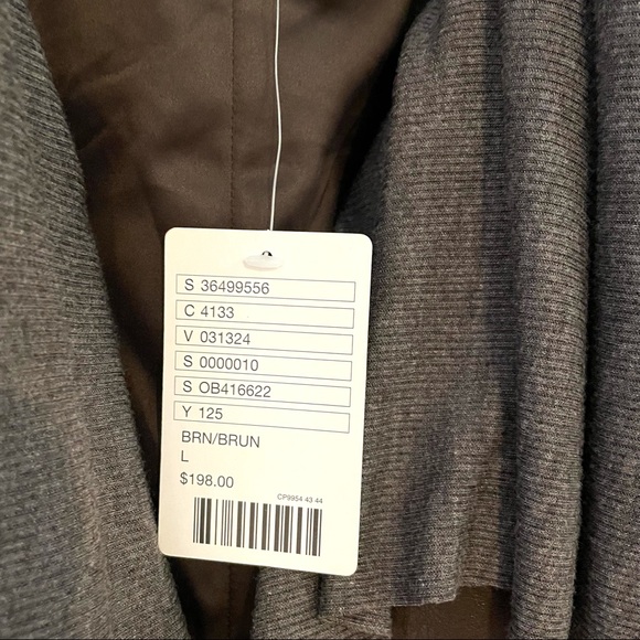 Anthropologie Hei Hei Brown Vegan Leather Jacket - Picture 7 of 13